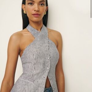 Striped Halter Top